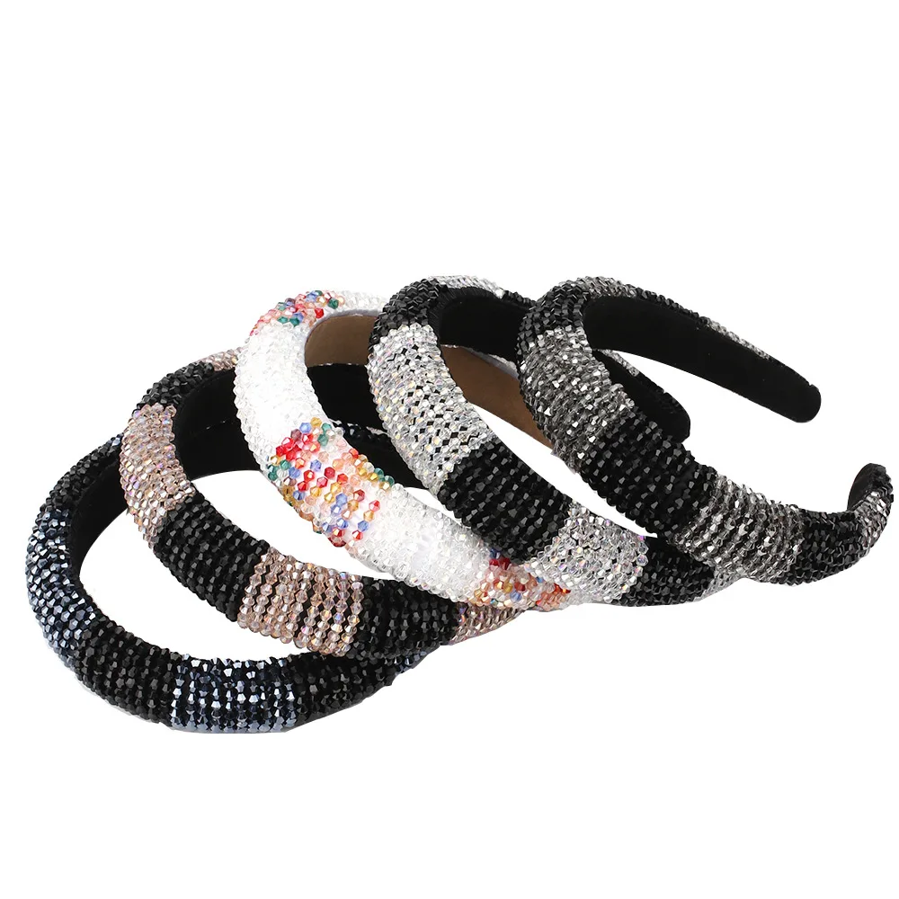 Retro Full Crystal And Diamante Padded Hairbands Rhinestone Women Headbands Wedding Headdress Pageant Hair Accessories
Retro Full Crystal And Diamante Padded Hairbands Rhinestone Women Headbands Wedding Headdress Pageant Hair Accessories
