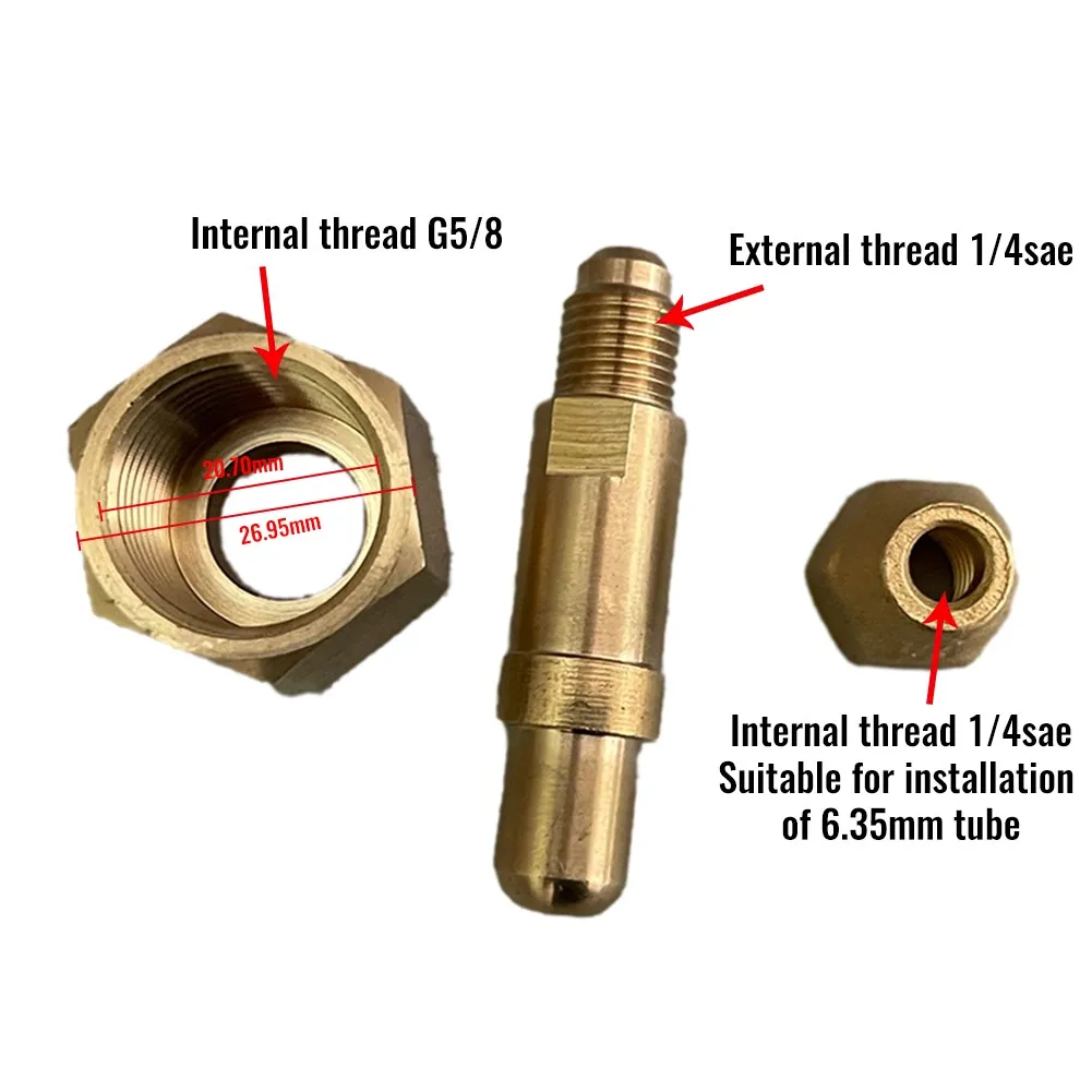 Muffler Design Brass Car Conditioner Adapter Refrigerants Bottle Adapter On 1/4 "SAE Thread Set For R134A W21.8 To 1/4 SAE
Muffler Design Brass Car Conditioner Adapter Refrigerants Bottle Adapter On 1/4 "SAE Thread Set For R134A W21.8 To 1/4 SAE