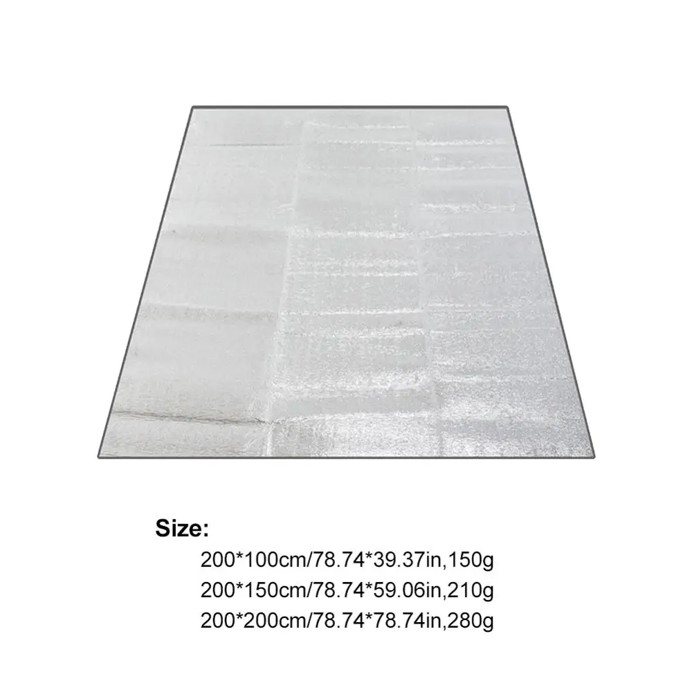 Ultralight Waterproof Camping Mat Picnic Blanket Beach Mattress Sleeping Pad Aluminum Foil EVA Foam Mat Outdoor Tent Footprint
Ultralight Waterproof Camping Mat Picnic Blanket Beach Mattress Sleeping Pad Aluminum Foil EVA Foam Mat Outdoor Tent Footprint