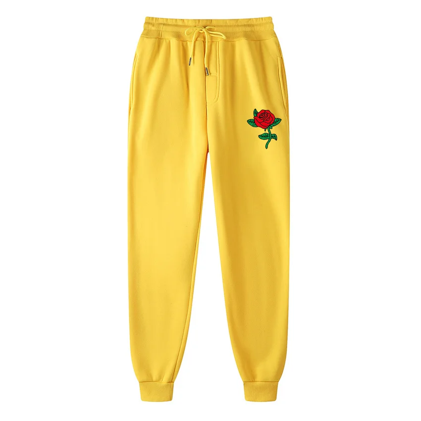 Fashion Rose Print Running Jogging Casual Pants Men Bodybuilding Sweatpants Brand Fitness Sport Trousers Black White Tracksuit
Fashion Rose Print Running Jogging Casual Pants Men Bodybuilding Sweatpants Brand Fitness Sport Trousers Black White Tracksuit