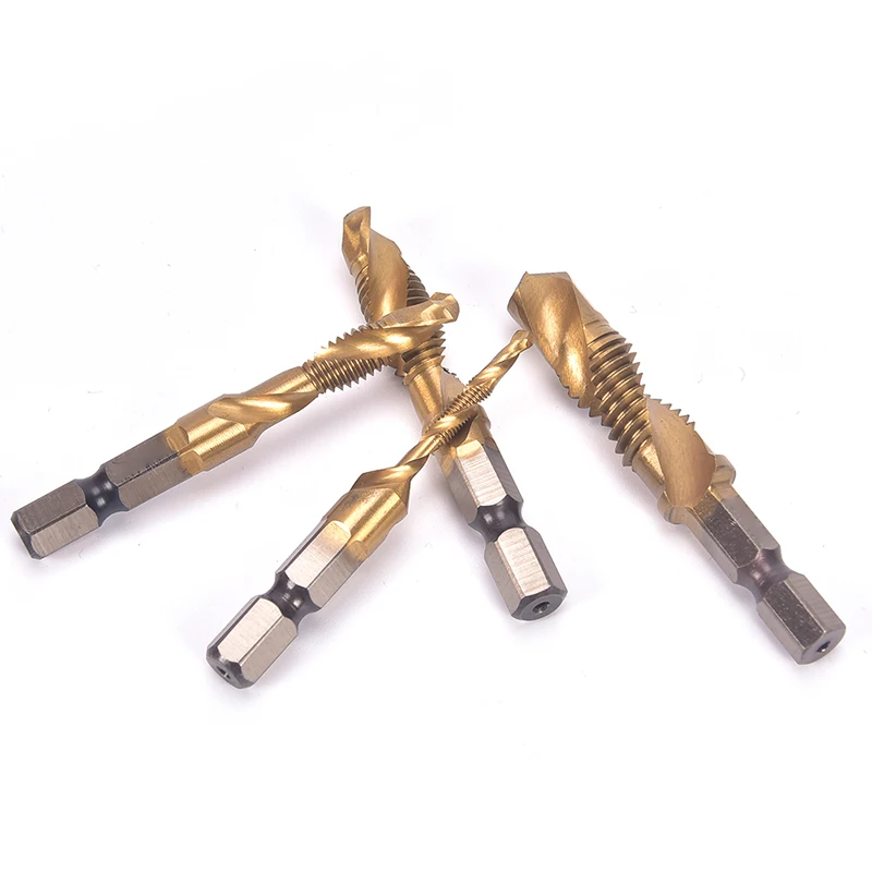 

Hex Shank Machine Taps Kit Metric Plug Hand Tap Drill Bits HSS 6542 Screw Spiral Point Thread M3 M4 M5 M6 M8 M10 Metalworking