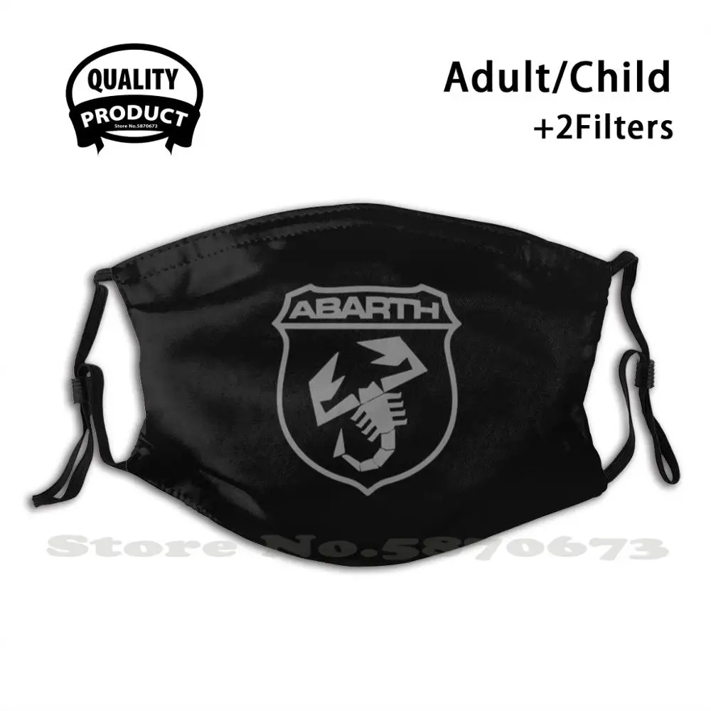 Abarth Logo Shield Grey Anti Dust Filter Men Women Kids Girl Boy Teens Mouth Masks
Abarth Logo Shield Grey Anti Dust Filter Men Women Kids Girl Boy Teens Mouth Masks