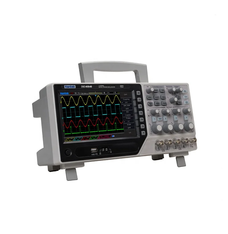 Hantek DSO4084B Digital Storage Oscilloscope 80MHz 4 Channels 1 Gsa/s Integrated USB Oscilloscope+EXT+DVM+Auto Range Function
Hantek DSO4084B Digital Storage Oscilloscope 80MHz 4 Channels 1 Gsa/s Integrated USB Oscilloscope+EXT+DVM+Auto Range Function