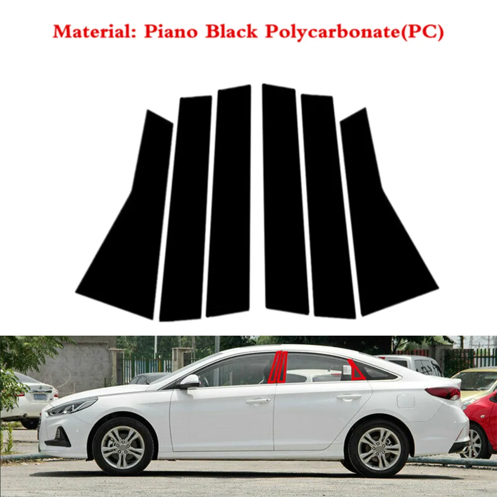 Accessories Pillar Black Posts Door Trim For Hyundai Sonata PC Plastic Stickers 2015-2019
Accessories Pillar Black Posts Door Trim For Hyundai Sonata PC Plastic Stickers 2015-2019