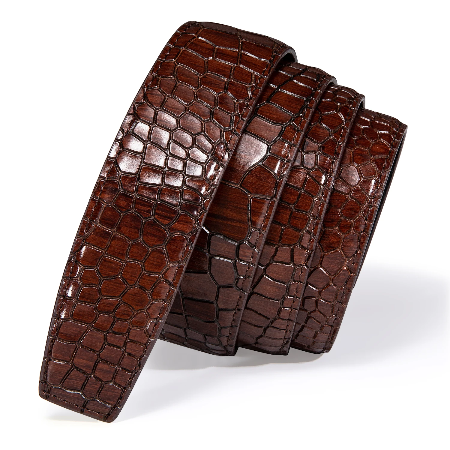 Hi-Tie Fashion Genuine leather belts for men Wide luxury designer Red crocodile automatic alloy buckle man belt and gift box
Hi-Tie Fashion Genuine leather belts for men Wide luxury designer Red crocodile automatic alloy buckle man belt and gift box