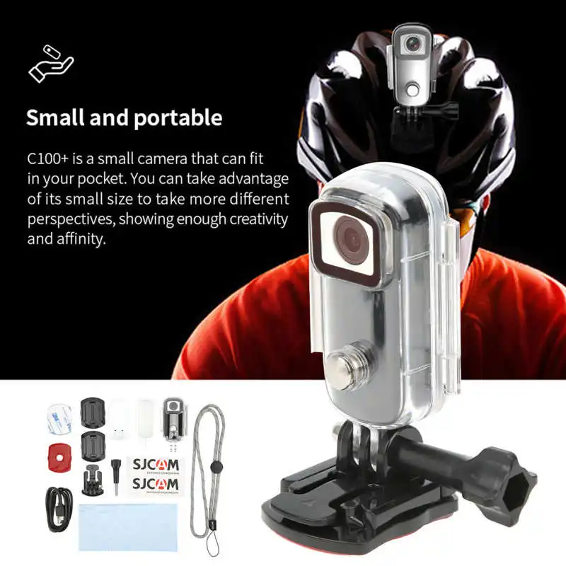 SJCAM C100 C100Plus 12MP Mini Thumb Camera 1080P 30FPS Hanging Sport Camera Strong Control 12MP 2.4G WiFi Waterproof Case DV Cam
SJCAM C100 C100Plus 12MP Mini Thumb Camera 1080P 30FPS Hanging Sport Camera Strong Control 12MP 2.4G WiFi Waterproof Case DV Cam