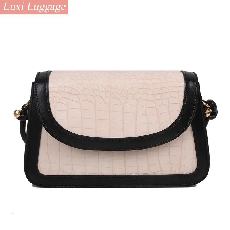 Female Bags Ladies Shoulder Messenger Bag Alligator Crocodile Pattern Pu Leather Color Matching Women's Crossbody Bag Handbags
Female Bags Ladies Shoulder Messenger Bag Alligator Crocodile Pattern Pu Leather Color Matching Women's Crossbody Bag Handbags