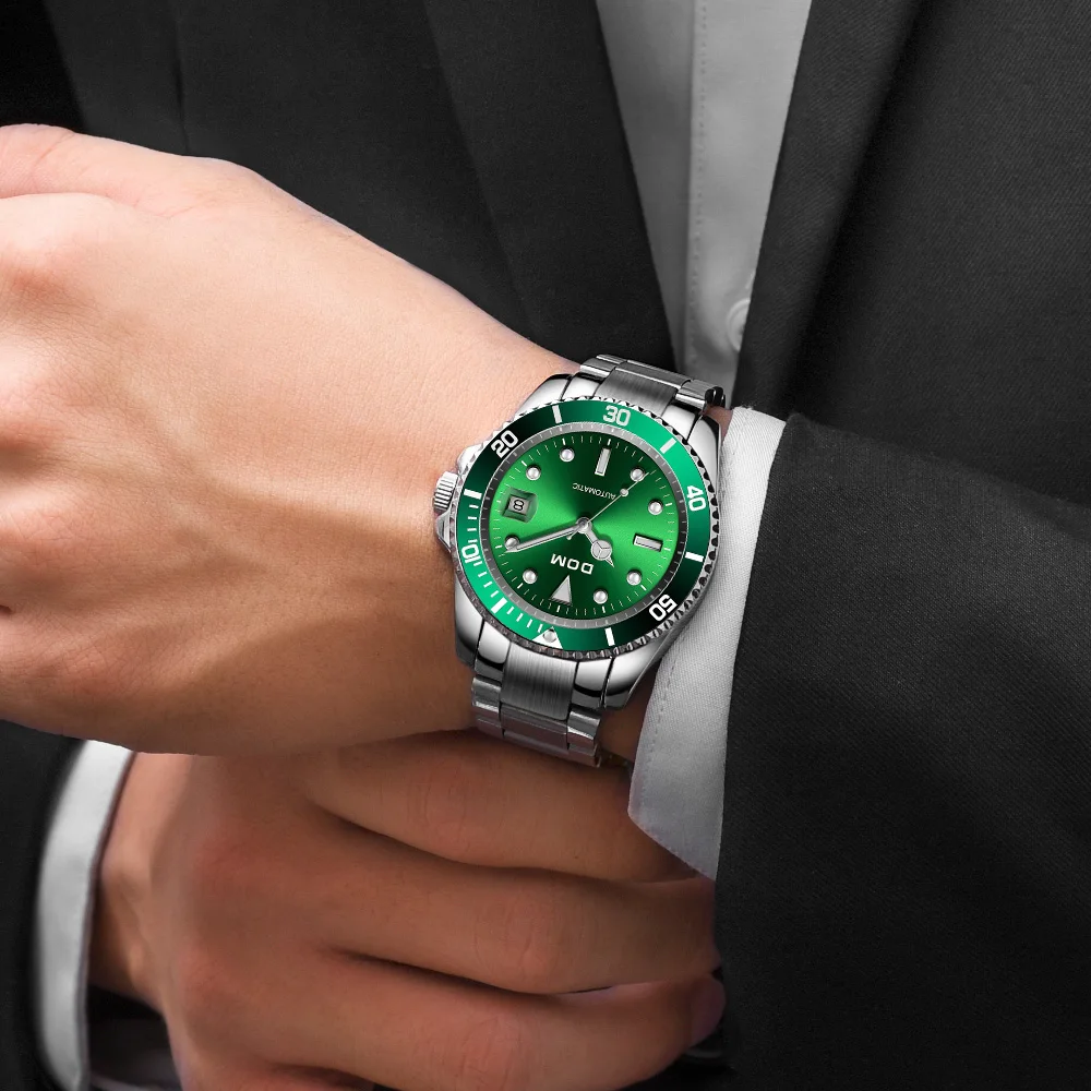 DOM Brand Luxury Men Sports Watches Waterproof Luminous Classic Diver Watch Automatic Mechanical Wristwatches Replica
DOM Brand Luxury Men Sports Watches Waterproof Luminous Classic Diver Watch Automatic Mechanical Wristwatches Replica