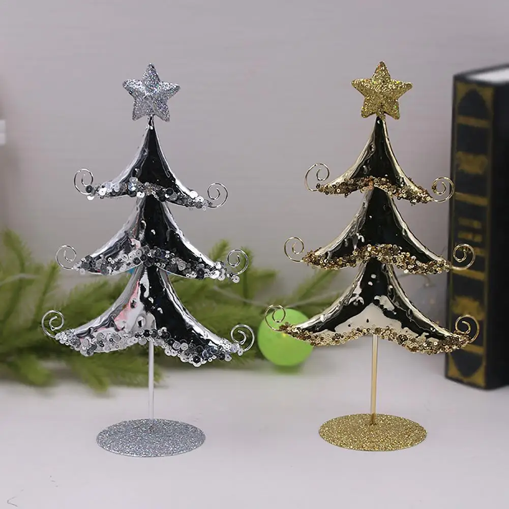 Metal Christmas Tree Ornament Creative Mini Christmas Tree For Home Study Room Desktop Party Family Party Dinner Embellishment
Metal Christmas Tree Ornament Creative Mini Christmas Tree For Home Study Room Desktop Party Family Party Dinner Embellishment