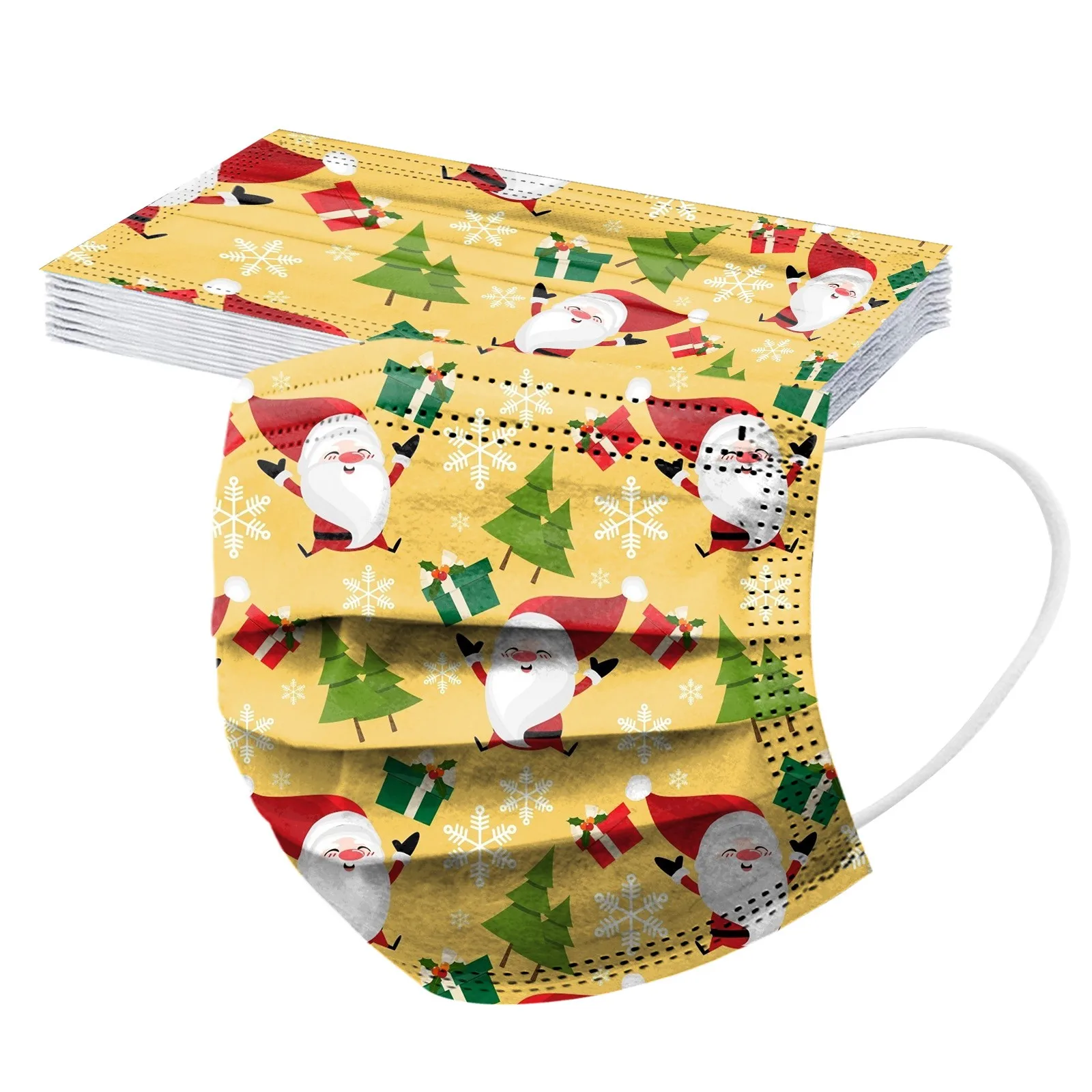 10pcs 3ply Disposable Mask Christmas Printed Adult Fashion Designer For Face Kawaii Face Mask Masque Halloween Christmas Cosplay
10pcs 3ply Disposable Mask Christmas Printed Adult Fashion Designer For Face Kawaii Face Mask Masque Halloween Christmas Cosplay