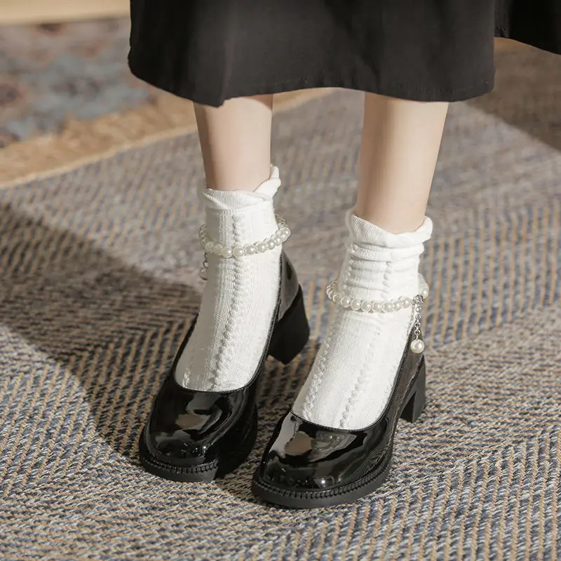 2022 shoes on heels Lolita platform shoes women Japanese JK Style Mary Jane Shoes Vintage Girls High Heel College Student shoes
2022 shoes on heels Lolita platform shoes women Japanese JK Style Mary Jane Shoes Vintage Girls High Heel College Student shoes