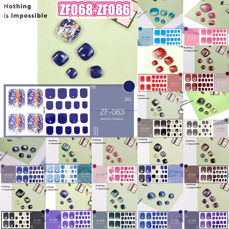 5D Bronzing Summer Refreshing Imitation Diamond ToeNail Polish Stickers Waterproof Glitter ToeNail Patch Blooming ToeNail Strips
5D Bronzing Summer Refreshing Imitation Diamond ToeNail Polish Stickers Waterproof Glitter ToeNail Patch Blooming ToeNail Strips
