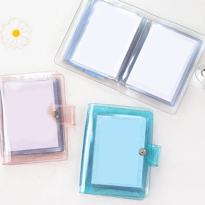 3 Inch Mini Photo Album Jelly Color Glitter Transparent Card Photo Sticker Album Instax Picture Storage Organizer Photo Albums
3 Inch Mini Photo Album Jelly Color Glitter Transparent Card Photo Sticker Album Instax Picture Storage Organizer Photo Albums