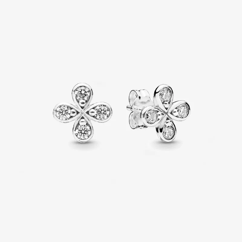 Authentic S925 Sparkling Four Leaf Petals Earrings 925 Sterling Silver Earring For Women Birthday DIY Jewelry Making Gift
Authentic S925 Sparkling Four Leaf Petals Earrings 925 Sterling Silver Earring For Women Birthday DIY Jewelry Making Gift