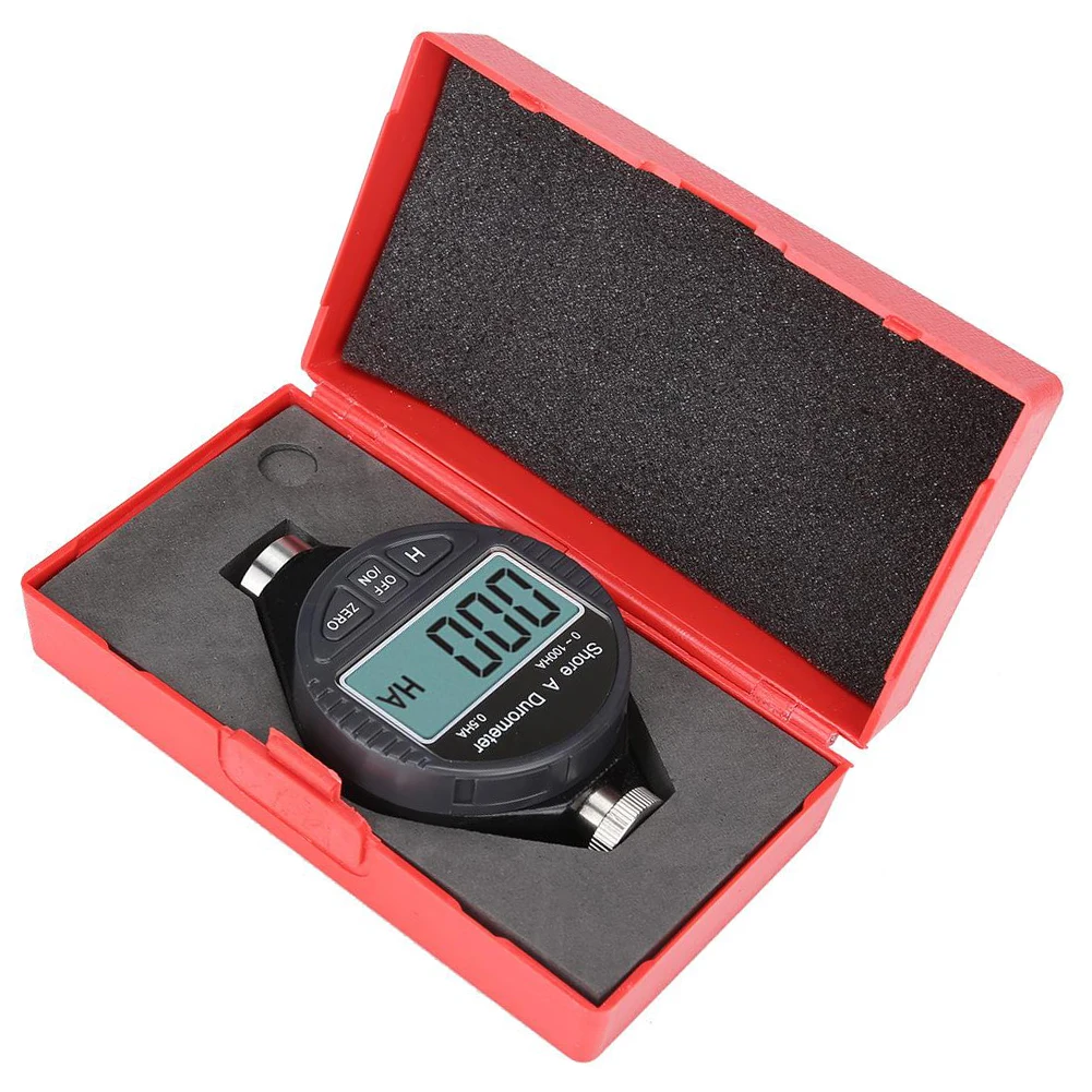 Digital Shore Durometer Sclerometer Type A 1-100HA Digital Display Soft Material Silicone Rubber Hardness Tester Meter Paragraph
Digital Shore Durometer Sclerometer Type A 1-100HA Digital Display Soft Material Silicone Rubber Hardness Tester Meter Paragraph