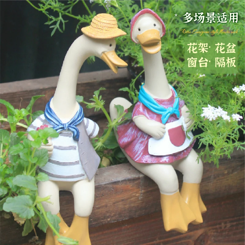 Country Style Cartoon Duck Decoration Outdoor Courtyard Garden Simulation Zoo Art Decoration Landscape Decoration
Country Style Cartoon Duck Decoration Outdoor Courtyard Garden Simulation Zoo Art Decoration Landscape Decoration