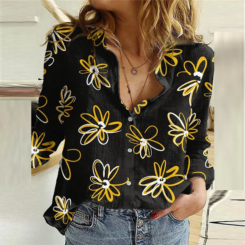 Retro Floral Print Blouse Shirts For Women Spring Autumn Fashion Turn Down Collar Long Sleeve Shirts Office Lady Elegant Blusas
Retro Floral Print Blouse Shirts For Women Spring Autumn Fashion Turn Down Collar Long Sleeve Shirts Office Lady Elegant Blusas