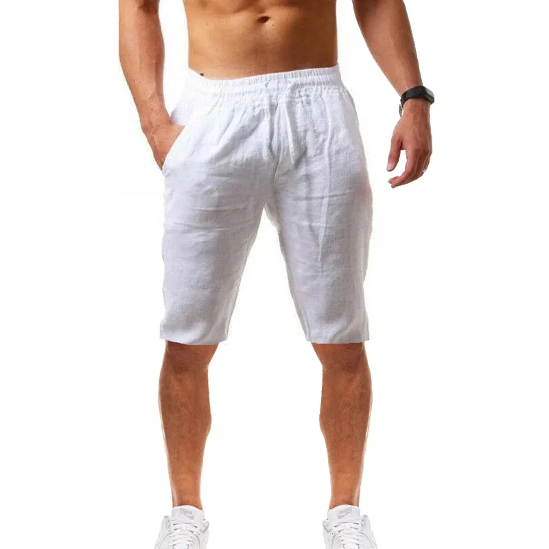 Summer High Quality Casual Sports Shorts Men's Breathable Linen Solid Color Comfortable Fashion Beach Shorts Male Jogging Pants
Summer High Quality Casual Sports Shorts Men's Breathable Linen Solid Color Comfortable Fashion Beach Shorts Male Jogging Pants