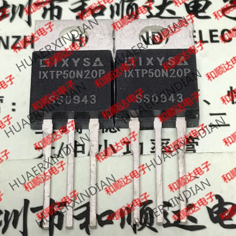 10 шт./лот Новый и оригинальный IXTP50N20P 220 200V 50A|Компоненты предохранителей| |