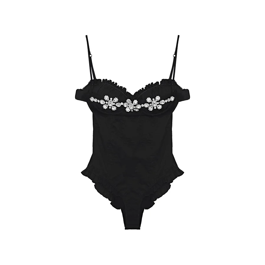 Summer women's ruffled diamond off-shoulder tops Shoulder vests 2021New women's wear fashion party corsets suspenders vests bra
Summer women's ruffled diamond off-shoulder tops Shoulder vests 2021New women's wear fashion party corsets suspenders vests bra