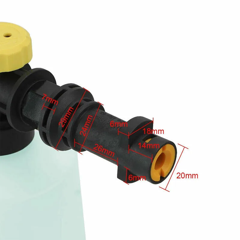 750mL Snow Foam Bottle Washer Bottle For Karcher K2-K7 Washer Watering Can Wide Mouth
750mL Snow Foam Bottle Washer Bottle For Karcher K2-K7 Washer Watering Can Wide Mouth
