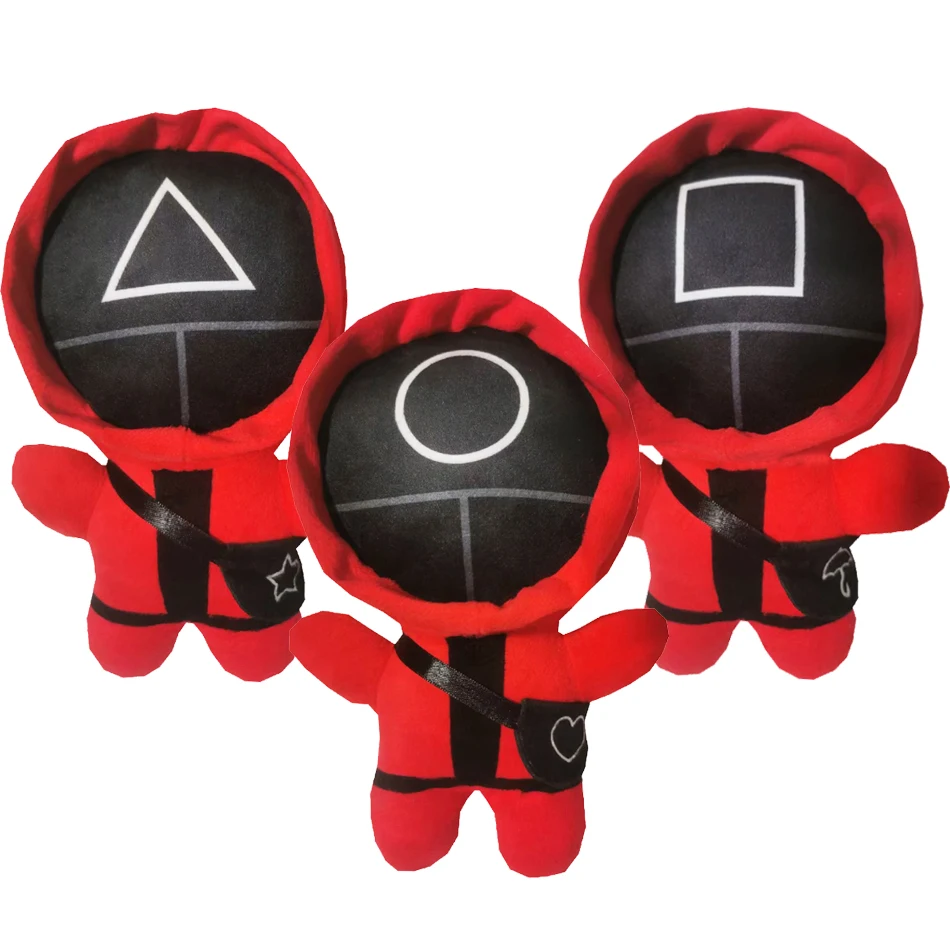 The hottest style in the world Plush toys Squid Game Figure Doll Ornaments Collection Decoration Model Game for children's gifts
The hottest style in the world Plush toys Squid Game Figure Doll Ornaments Collection Decoration Model Game for children's gifts