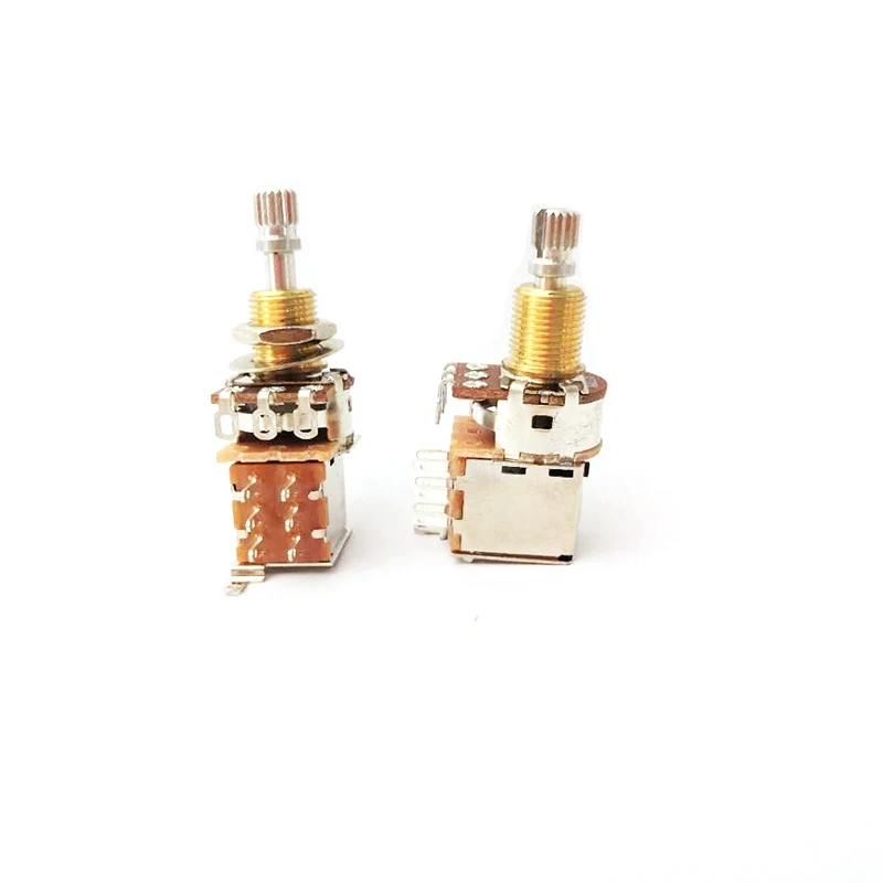 A500K Potentiometer Push Pull Switch Splined Pot Shaft Electric Guitar Tone Volume Parts Guitar Parts & Accessories
A500K Potentiometer Push Pull Switch Splined Pot Shaft Electric Guitar Tone Volume Parts Guitar Parts & Accessories