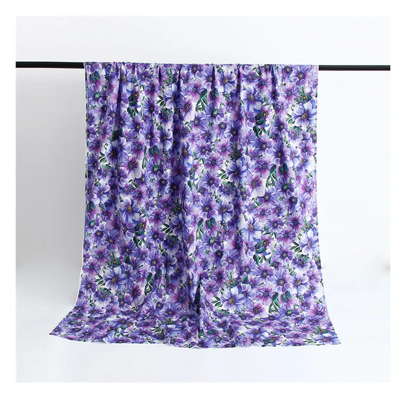 Purple sunflower printed cotton fabric meter 150 cm width shirt dress polyester fabric handmade DIY fabric wholesale cloth
Purple sunflower printed cotton fabric meter 150 cm width shirt dress polyester fabric handmade DIY fabric wholesale cloth