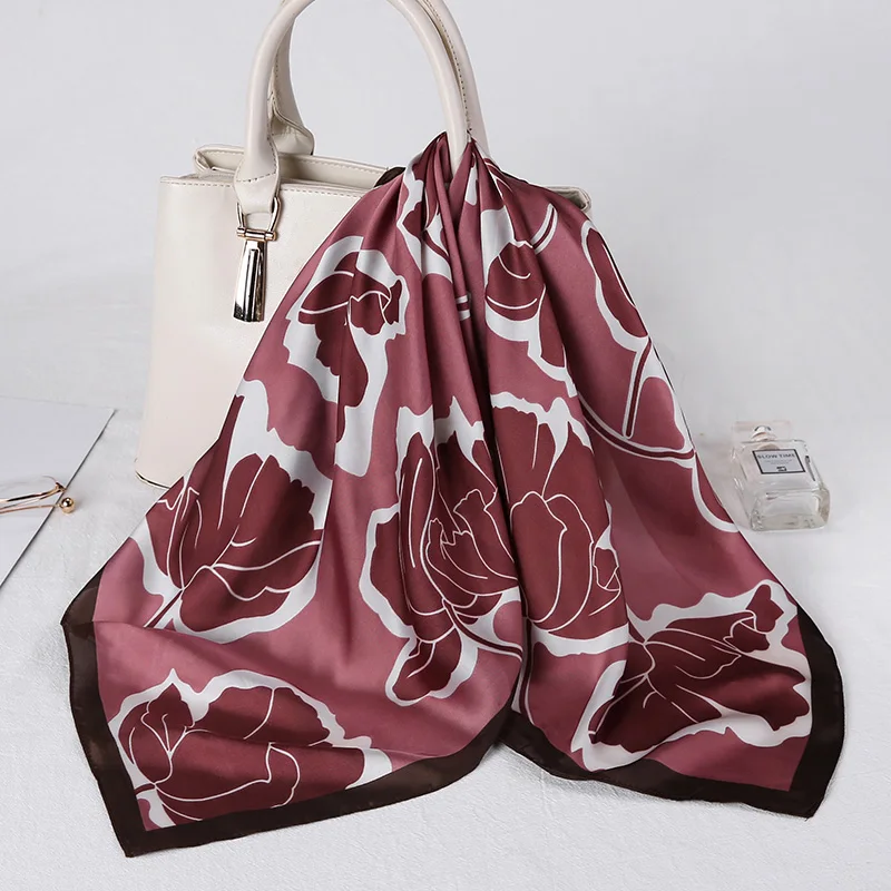 Luxure Silk Scarves Women Scarf 70*70cm Square Headscarf Ladies Shawl Wrap Fashion Spring Summer Bandanna Female
Luxure Silk Scarves Women Scarf 70*70cm Square Headscarf Ladies Shawl Wrap Fashion Spring Summer Bandanna Female