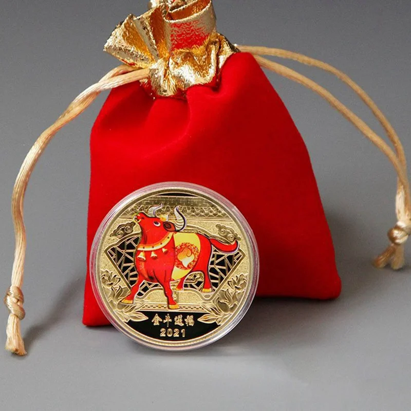 Памятная монета 2021 год быка, Счастливый Китайский Зодиак, коллекционная Коллекционная монета, двенадцать зодиаков, невалютный подарок
Памятная монета 2021 год быка, Счастливый Китайский Зодиак, коллекционная Коллекционная монета, двенадцать зодиаков, невалютный подарок