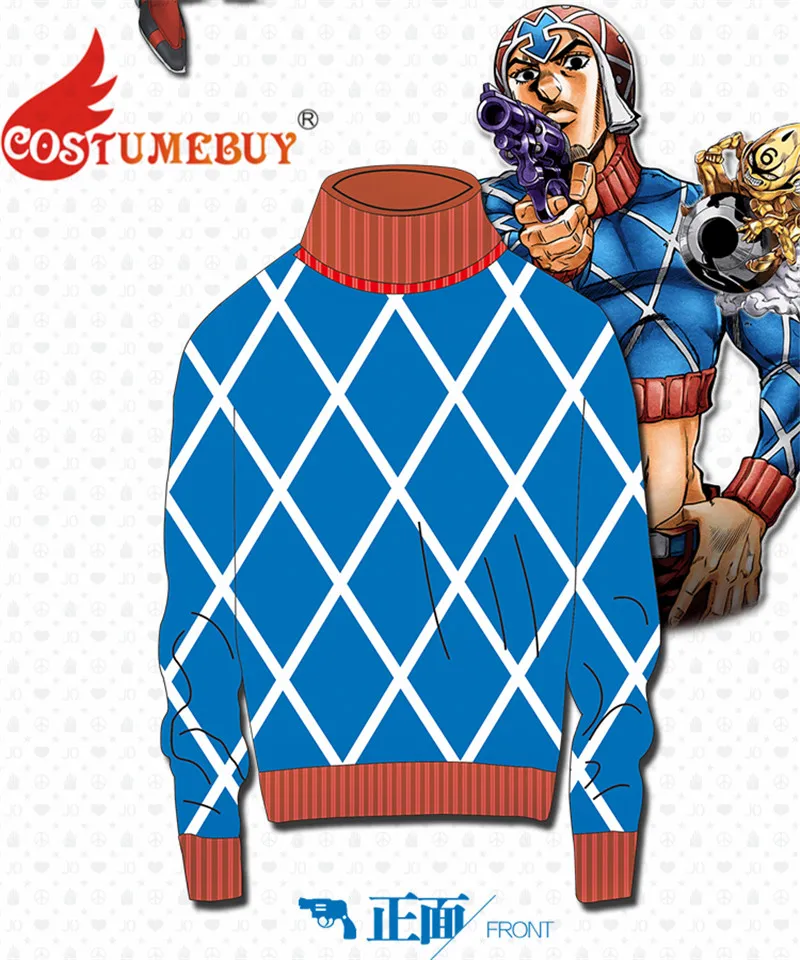 CostumeBuy JoJo's Bizarre Adventure: Golden Wind Guido Mista Cosplay JOJO Sweater Hat Adult Cosplay L920
CostumeBuy JoJo's Bizarre Adventure: Golden Wind Guido Mista Cosplay JOJO Sweater Hat Adult Cosplay L920