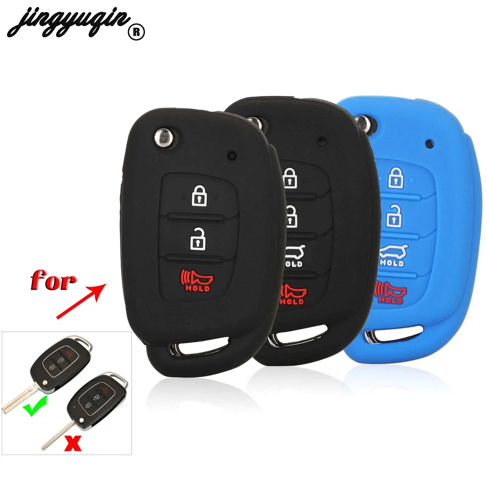 jingyuqin 10pcs For Hyundai Solaris IX35 IX45 ELANTRA HB20 Verna Solaris Flip Remote Key Case Silicone Cover 3/4 Buttons Fob
jingyuqin 10pcs For Hyundai Solaris IX35 IX45 ELANTRA HB20 Verna Solaris Flip Remote Key Case Silicone Cover 3/4 Buttons Fob