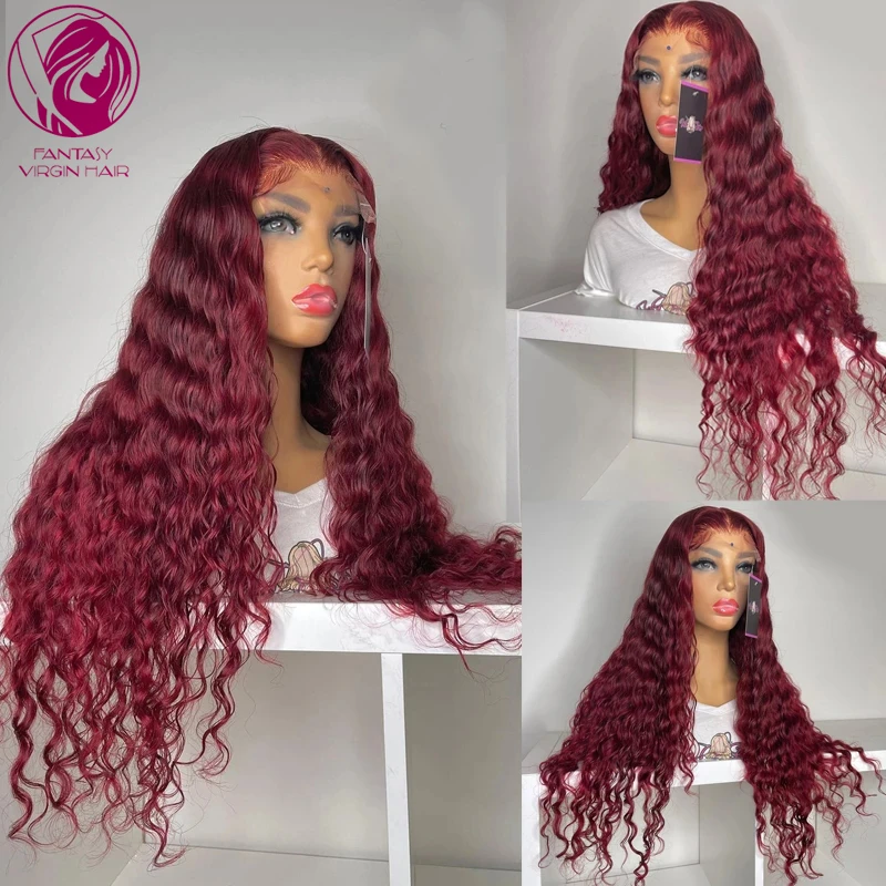 Burgundy Lace Front Wig 99j Deep Wave Frontal Wig Human Hair for Women 13x4/13x6 Glueless Pre Plucked Brazilian REmy Hair 150%
Burgundy Lace Front Wig 99j Deep Wave Frontal Wig Human Hair for Women 13x4/13x6 Glueless Pre Plucked Brazilian REmy Hair 150%