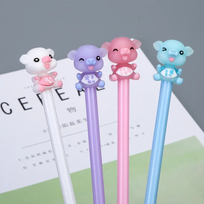 50pcs Creative Student Stationery Cartoon Cute Piggy Shape Pen Student with Personality Neutral Pen Exam Black Pen
50pcs Creative Student Stationery Cartoon Cute Piggy Shape Pen Student with Personality Neutral Pen Exam Black Pen