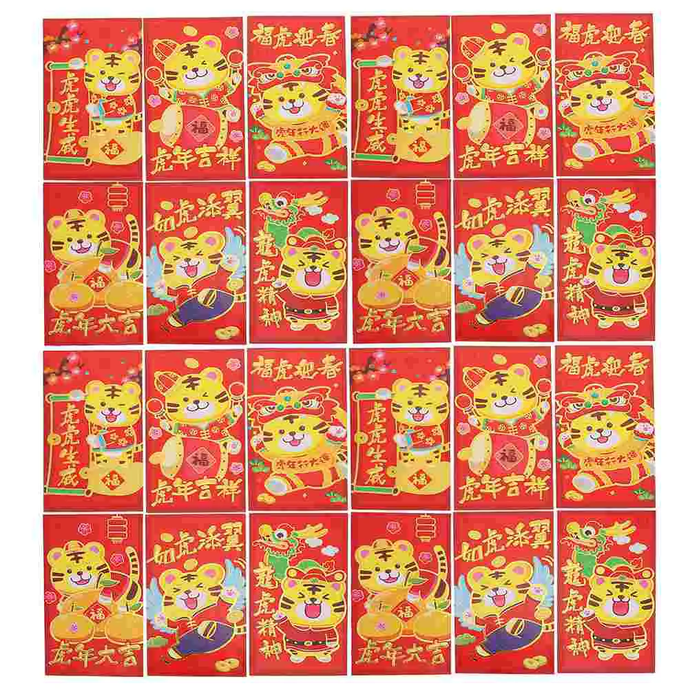 60pcs Chinese New Year Red Envelope 2022 Tiger Year Chinese Creative Red Packets 
60pcs Chinese New Year Red Envelope 2022 Tiger Year Chinese Creative Red Packets