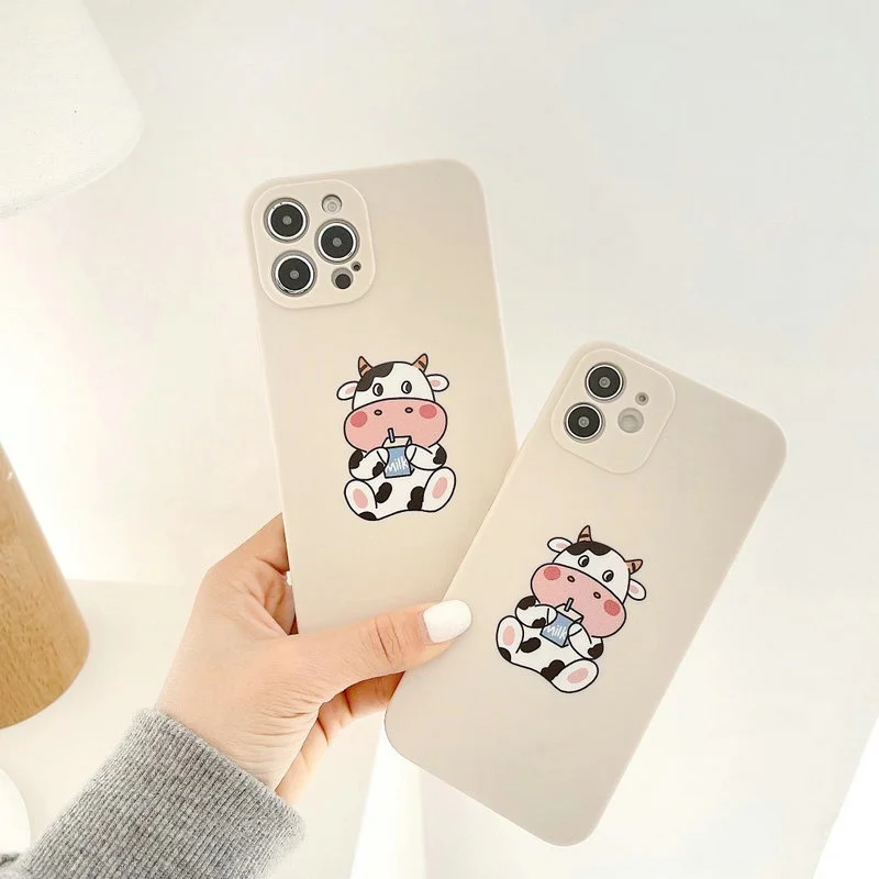 Simple and cute cow for iPhone 12 promax 12Pro 11 11promax mobile phone case TPU soft case for iPhone 7 7plus 8 8plus X XR xsmax
Simple and cute cow for iPhone 12 promax 12Pro 11 11promax mobile phone case TPU soft case for iPhone 7 7plus 8 8plus X XR xsmax