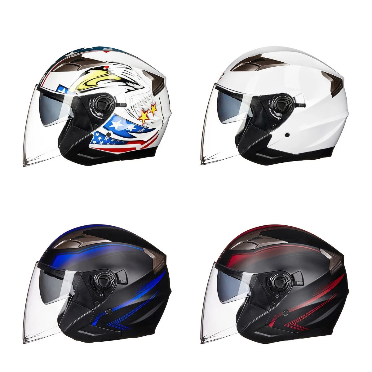 Half Face ABS Motorbike Helmet GXT Motorcycle Helmet Electric Safety Double Lens Helmet Moto Casque for Women/Men Casco Moto
Half Face ABS Motorbike Helmet GXT Motorcycle Helmet Electric Safety Double Lens Helmet Moto Casque for Women/Men Casco Moto