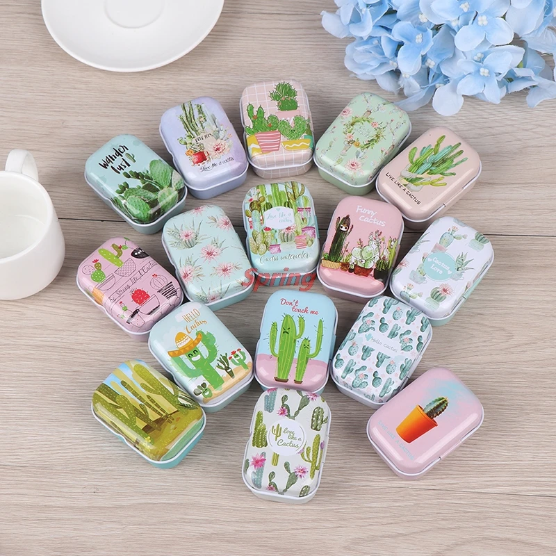 New Colorful Mini Tin Box Sealed Jar Packing Boxes Jewelry Candy Box Small Storage Boxes Cans Coin Earrings, Headphones Cactus
New Colorful Mini Tin Box Sealed Jar Packing Boxes Jewelry Candy Box Small Storage Boxes Cans Coin Earrings, Headphones Cactus