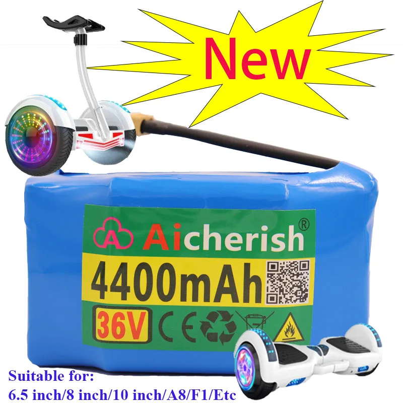 Genuine 36V Battery Pack 4400mAh Rechargeable Li-Ion Battery Suitable For Electric Hoverboard Unicycle Self-Balancing Scooter
Genuine 36V Battery Pack 4400mAh Rechargeable Li-Ion Battery Suitable For Electric Hoverboard Unicycle Self-Balancing Scooter