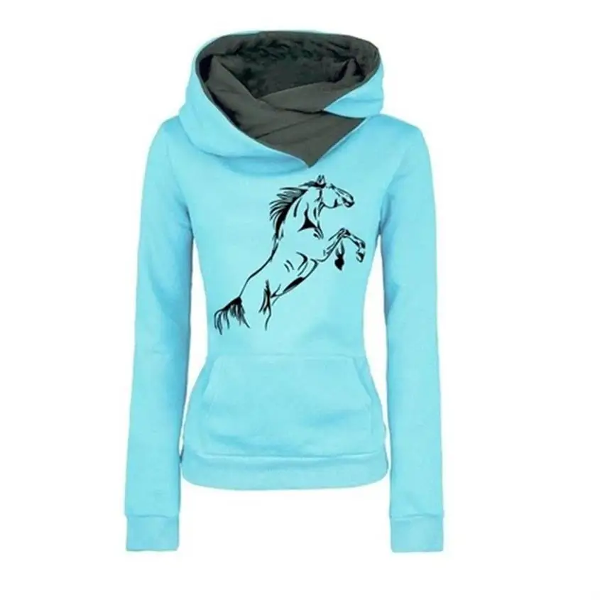 Autumn and Spring Women Hoodie Horse Printed Sweatshirt Women Long Sleeves Fashion Streetwear Hoodies Female Harauku Clothes
Autumn and Spring Women Hoodie Horse Printed Sweatshirt Women Long Sleeves Fashion Streetwear Hoodies Female Harauku Clothes