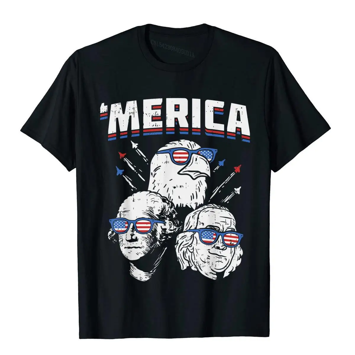 Мужская хлопковая футболка Merica с изображением Вашингтона, Фрэнклина, орла, 4 июля США
Мужская хлопковая футболка Merica с изображением Вашингтона, Фрэнклина, орла, 4 июля США
