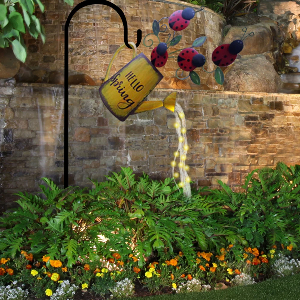 Shower Lamp Garden Supplies Flashing Star Light Lights LED Watering Can Battery Powered Waterproof Durable Yard Decoration
Shower Lamp Garden Supplies Flashing Star Light Lights LED Watering Can Battery Powered Waterproof Durable Yard Decoration