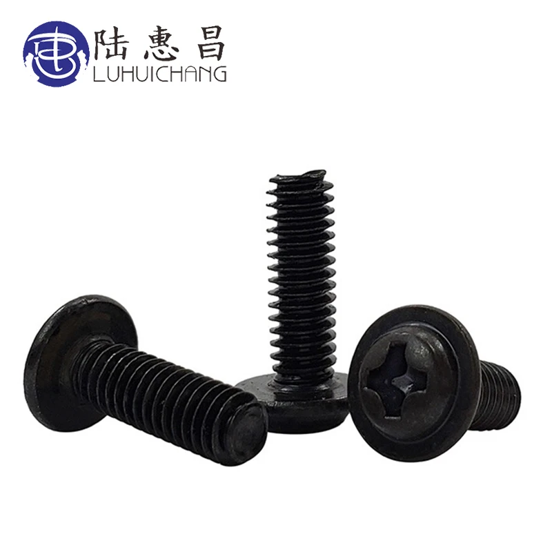 LUCHANG Round head carbon steel PWA Screws Self-tapping Screws black with Padded M3 M2 M2.5 Screws
LUCHANG Round head carbon steel PWA Screws Self-tapping Screws black with Padded M3 M2 M2.5 Screws