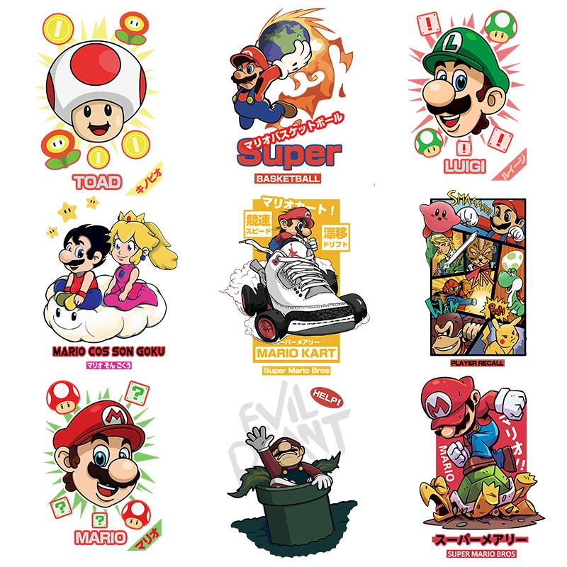 Funny Cartoon Children's Clothing T-shirt Printing Children's Favorite Animated Character Patch DIY Iron On School Bag Clothes
Funny Cartoon Children's Clothing T-shirt Printing Children's Favorite Animated Character Patch DIY Iron On School Bag Clothes