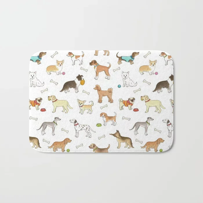 New Funny Rugs Breeds of Dog Washable Doormat Bath Mats Foot Pad Home Decor Bathroom Mats Door Mat Floor Mat
New Funny Rugs Breeds of Dog Washable Doormat Bath Mats Foot Pad Home Decor Bathroom Mats Door Mat Floor Mat