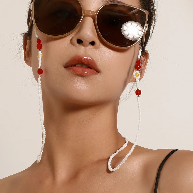 Red White Acrylic Beaded Link Chain Sunglasses Chains Necklace Reading Glasses Cord Holder Neck Strap Rope for Eyewear Face Mask
Red White Acrylic Beaded Link Chain Sunglasses Chains Necklace Reading Glasses Cord Holder Neck Strap Rope for Eyewear Face Mask