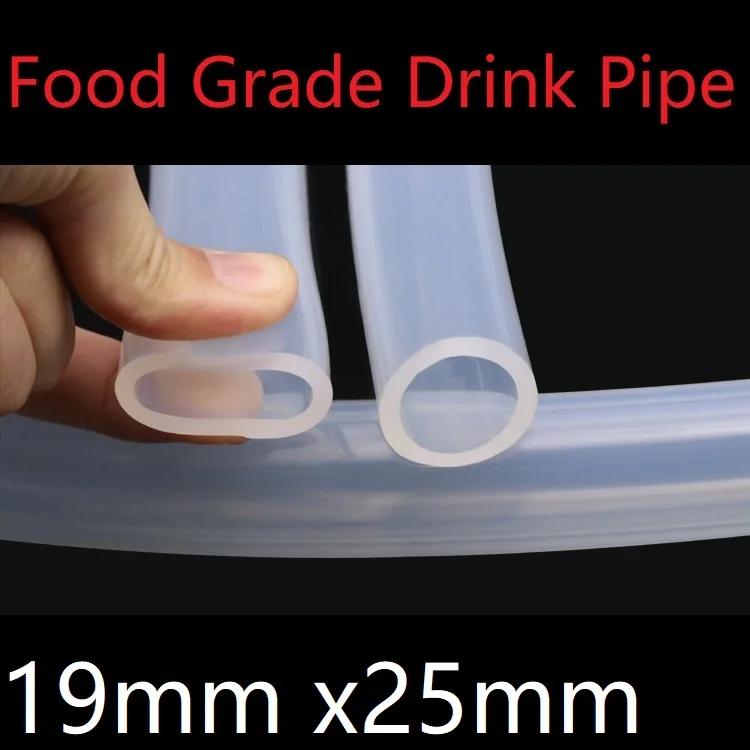 19x25 Silicone Tubing ID 19mm OD 25mm Food Grade Flexible Drink Tubing Pipe Temperature Resistance Nontoxic Transparent
19x25 Silicone Tubing ID 19mm OD 25mm Food Grade Flexible Drink Tubing Pipe Temperature Resistance Nontoxic Transparent