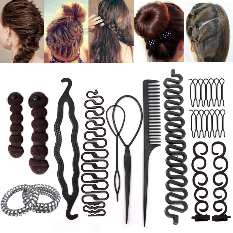 Magic Donut Hair Bun Maker Women Girls DIY Hair Accessories Hairstyle Braiding Twist Hair Clip Pull Hairpins Hair Styling Tools
Magic Donut Hair Bun Maker Women Girls DIY Hair Accessories Hairstyle Braiding Twist Hair Clip Pull Hairpins Hair Styling Tools