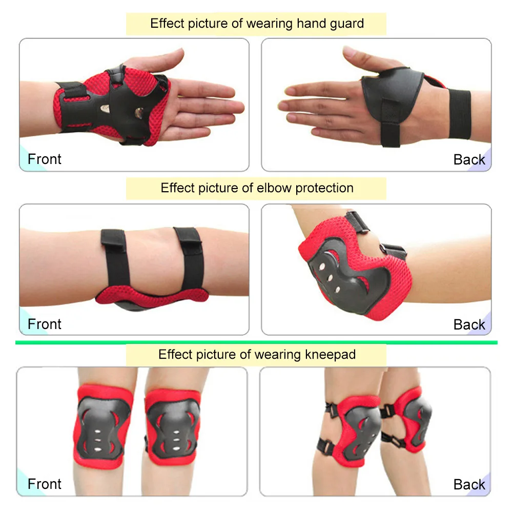 7Pcs/set Kids Skating Cycling Helmet Guard Elbow Knee Wrist Pads Children Bicycle Helmet Protection Safety Protector
7Pcs/set Kids Skating Cycling Helmet Guard Elbow Knee Wrist Pads Children Bicycle Helmet Protection Safety Protector