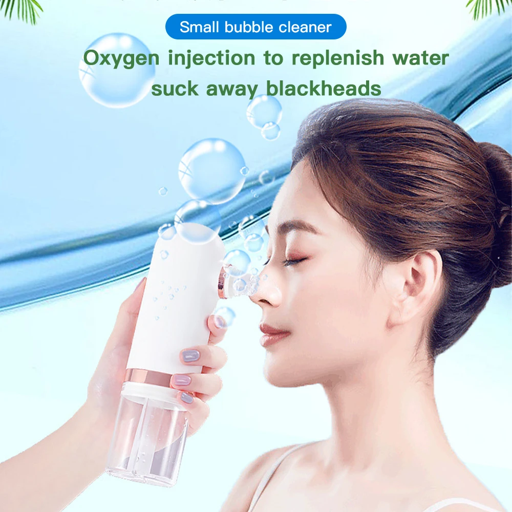 Oxygen injection Remove blackhead Moisturize beauty device Small bubble Sucking Acne Electric Clean pore skin care tool
Oxygen injection Remove blackhead Moisturize beauty device Small bubble Sucking Acne Electric Clean pore skin care tool